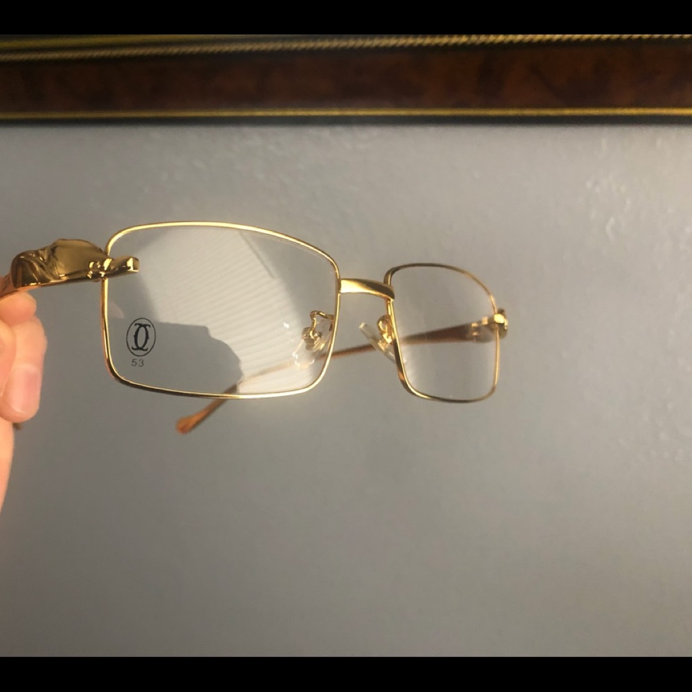CARTIER PANTHERE VINTAGE GLASSES